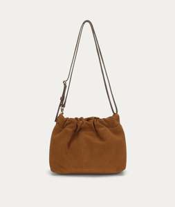 Crossbody Bags: Mr Cinch Mini - Gingerbread Suede