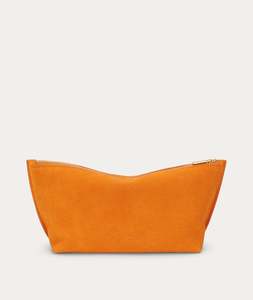 Wallets: Poucher Grande - Marmalade Suede