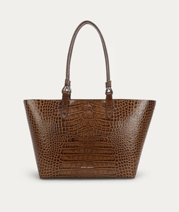 Tote Bags: Mr Bandit Tote - Toffee Croc
