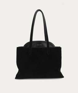 Vault Tote - Black Suede