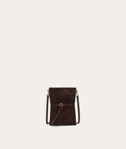Mini Bags: Mr Penny Pouchette - Java Suede