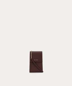 Crossbody Bags: Poucheroo Phone Wallet - Dark Cherry