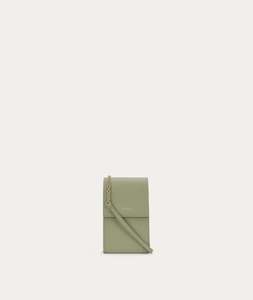 Crossbody Bags: Poucheroo Phone Wallet - Sage