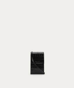 Poucheroo Phone Wallet - Black Croc