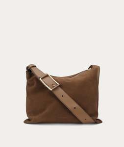 Crossbody Bags: Midimese Bag - Hazel Suede