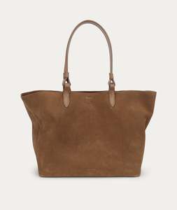 Large Bandit Tote - Hazel Suede