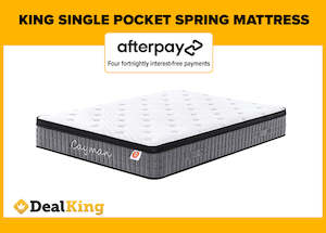 Mattresses: KING SINGLE POCKET SPRING MATTRESS