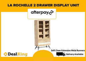 Lounge Room Furniture: LA ROCHELLE 2 DRAWER DISPLAY UNIT