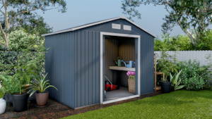 Bargain Backyard: Garden Shed 9 x 6ft Cold Grey