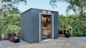 Bargain Backyard: Garden Shed 6 x 4ft Cold Grey