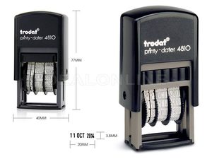 Stationery 1: Self-Inking 1-Line Date Stamp - 20X3.8MM