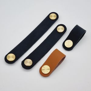 Handles: Faux Leather & Brass Handles [Lader]