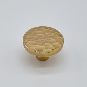 Solid Brass Hammered Knobs [Martelita]