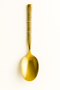 Stainless Steel Solid Spoon Gold 2337 802-9