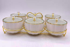 Serving Dishes: 6pc Bowls Set JD8427-L1