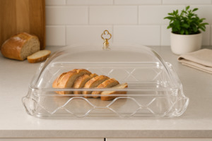 Serving Dishes: Plastic Tray With Lid