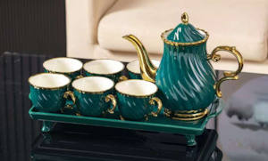 Green Tea Cup 8pc Set 803-9