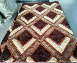 Carpets: Shaggy Rug 160 x 230cm Brown