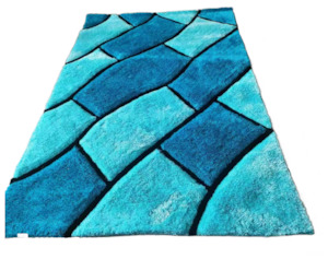 Carpets: Shaggy Rug Blue 160 x 230cm