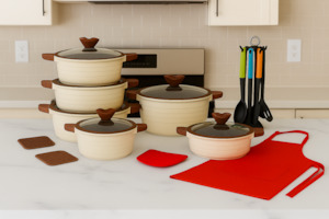 Cookware Set: Granite Shallow Pot 28cm U-SC020