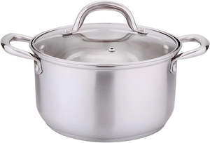 Cookware Set: Stainless Steel Pot 20cm 03-20