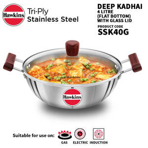 Futura SS Deep Kadhai 4L SSK40G