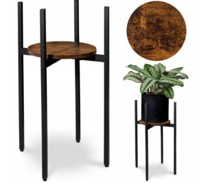 Furniture: LJ041 Embedded Tall Plant Stand