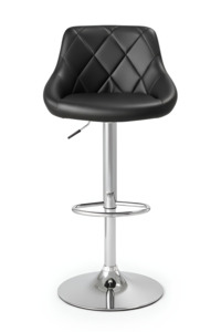 Furniture: Adjustable Swivel Bar Stool | PU Leather & Ergonomic Backrest | UT-C847