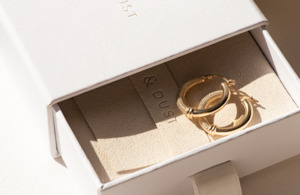 Fine Lines Collection: Sabine Hoop Earrings