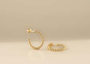 Corde Collection: Corde Hoop Earrings
