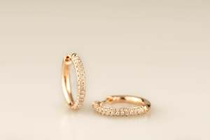 Classic Collection: Diamond Pave Hoops