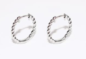 All Earrings: STG TWISTED HUGGIE EARRING