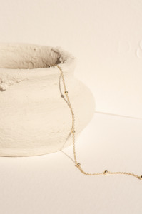 Chain: Petite Beaded Necklace