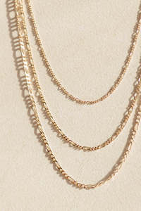 All Necklaces: Grande Figaro Chain 3-in-1