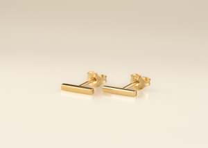 Fine Lines Collection: Barre Stud Earrings