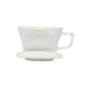 Kalita Coffee Equipments: Kalita & Narumi 101 Coffee Dripper (White)