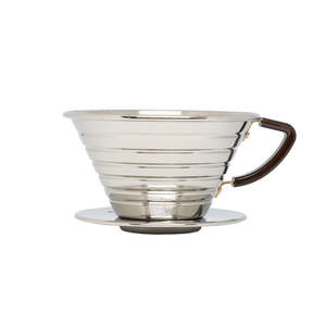 Kalita Coffee Equipments: Kalita 185 Stainless Coffee Dripper