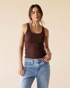 Tops: Daily Tank - Umber