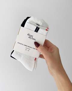 Home Page Collection: Athletic Crew Socks - Two Pairs