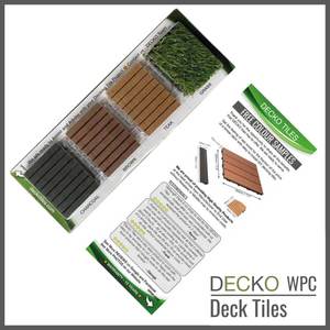 Deck Tile <b>Colour Sample</b> - Premium WPC Interlocking | DECKO - with Free De&hellip;