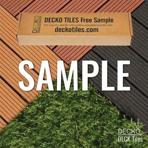 Deck Tile <b>Sample Pack</b> - Premium WPC Interlocking | DECKO - with Free Delivery
