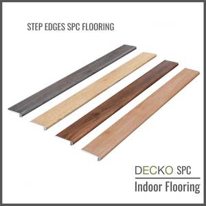 <b>Step Edge Stair Nose</b> - SPC Hybrid Vinyl Plank Flooring - | DECKO
