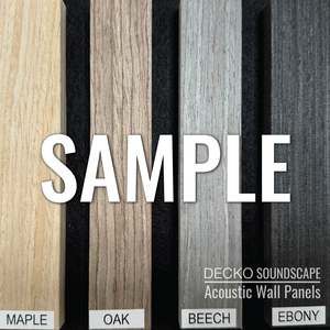 Acoustic Sound Dampening Wall Panels <b>Sample Pack</b> | DECKO SOUNDSCAPE - $8.&hellip;