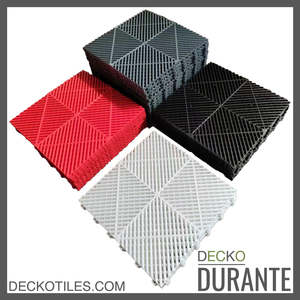 Garage Tile - Interlocking Polypropylene Flooring | DECKO <b>DURANTE</b> (400x40&hellip;