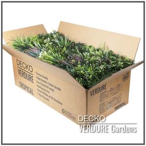 Verdure Gardens: Artificial Plants Green Wall Panel | DECKO VERDURE (Box of 5 panels = 5m2) choose 1000x1000mm panel style