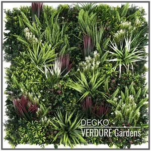 Artificial Plants Green Wall Panel - <b>TROPICAL</b> - 1000x1000mm | DECKO VERDU&hellip;