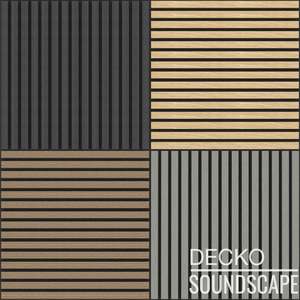 Soundscape Acoustic Panels: Acoustic Sound Dampening Wall Panels - 1.8 or 2.16 m2 box | DECKO SOUNDSCAPE Choose Colour & Size