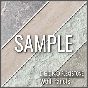 Flexible 3D Stone Wall Panel <b>Samples</b> | DECKO Flexistone - Free Shipping