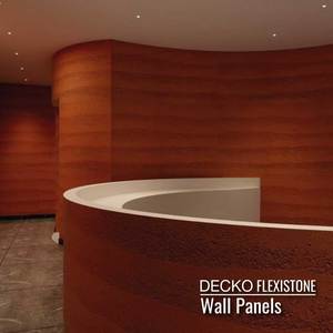 Maxi Flexistone Wall Panels: Flexible 3D Stone Wall Panels -  DECKO Flexistone - MAXI TERRA  - Custom sizes up to 3000x1200mm