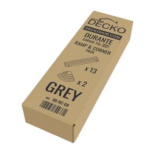 Strong Durante Diy Multipurpose Tiles: Ramp Edge & Corner - GRAY - DECKO DURANTE N (13+2/box)